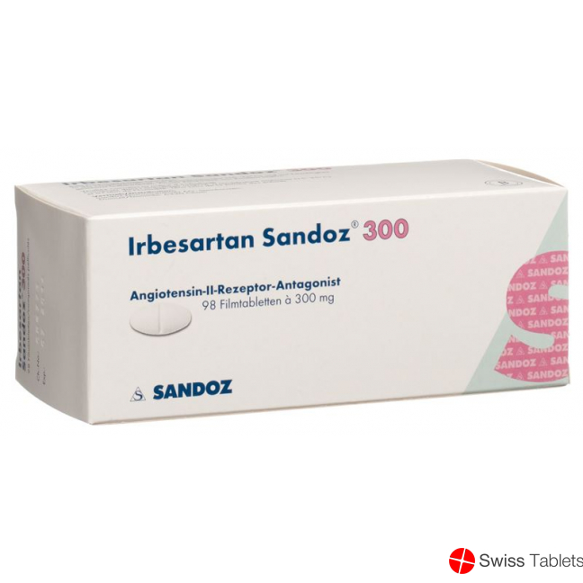 Irbesartan Sandoz Filmtabletten 300mg 98 Stück buy online