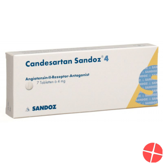 Candesartan Sandoz Tabletten 4mg 7 Stück