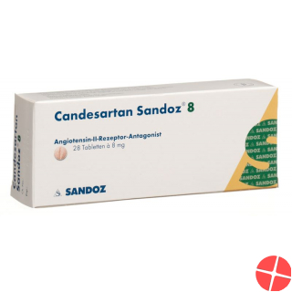 Candesartan Sandoz Tabletten 8mg 28 Stück