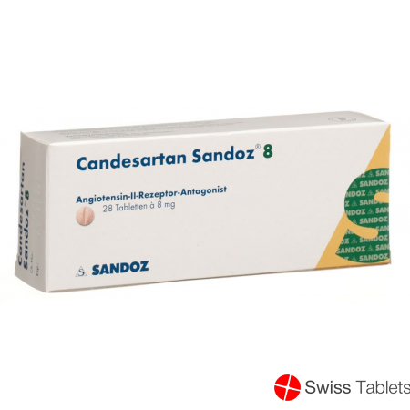 Candesartan Sandoz Tabletten 8mg 28 Stück buy online