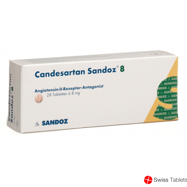 Candesartan Sandoz Tabletten 8mg 28 Stück buy online