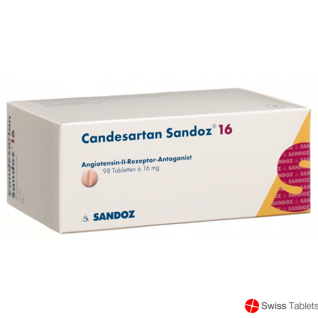 Candesartan Sandoz Tabletten 16mg 98 Stück buy online