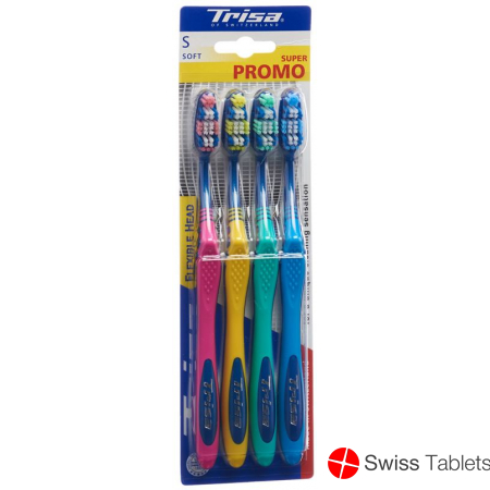 Trisa Flexible Head Toothbrush Quattro Soft buy online