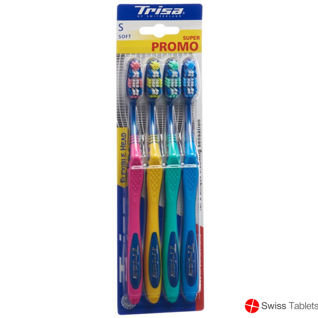 Trisa Flexible Head Toothbrush Quattro Soft buy online