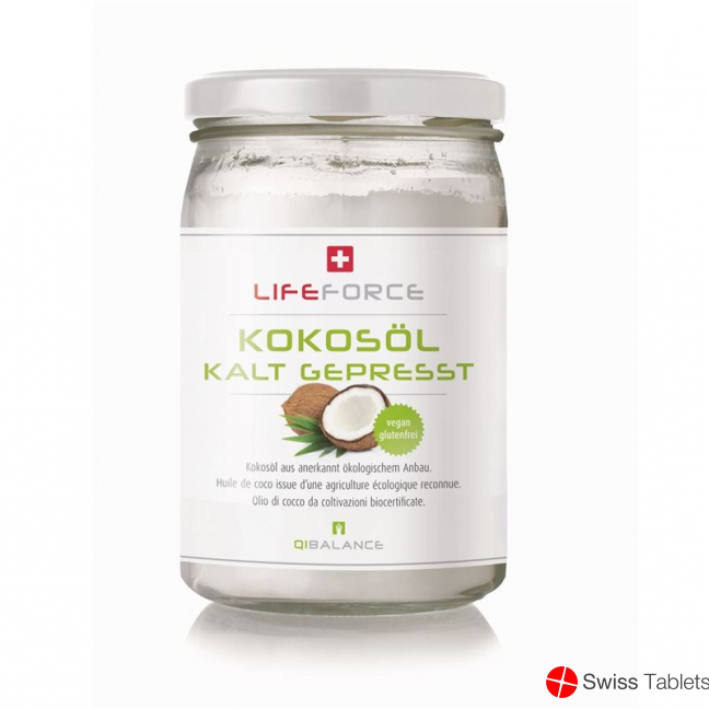 Qibalance Kokosöl Bio Glas 500ml buy online