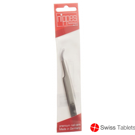 Nippes tick tweezers 12cm angled stainless steel buy online