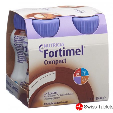 Fortimel Compact Schokolade 4x 125ml buy online