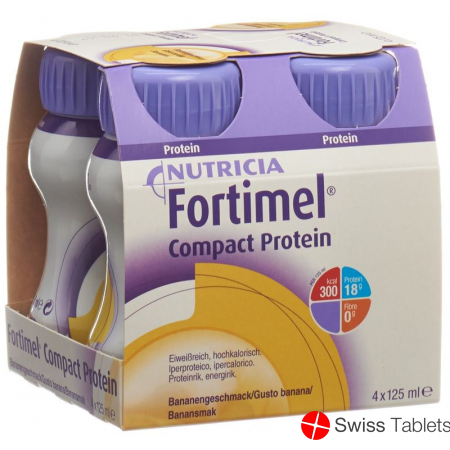 Fortimel Compact Protein Banane 4x 125ml buy online