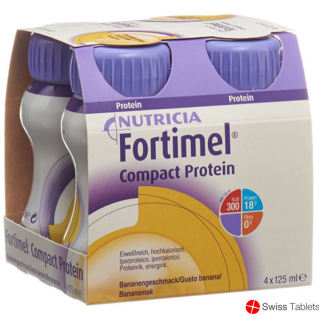 Fortimel Compact Protein Banane 4x 125ml buy online