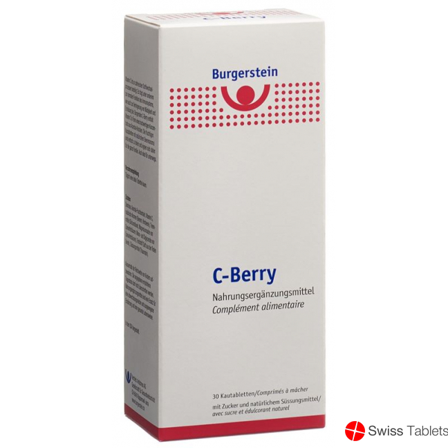 Burgerstein C-Berry 30 chewable tablets buy online
