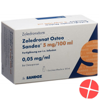 Zoledronat Osteo Sandoz Infusionslösung 5mg/100ml Ampullen