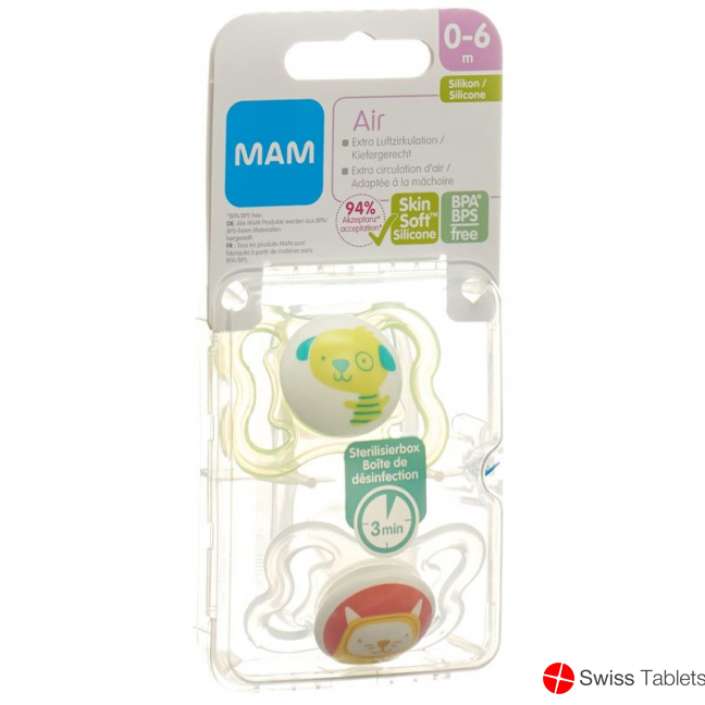 MAM Air Nuggi 0 bis 6 Monate 2 Stück buy online MAM Air Nuggi 0 bis 6 Monate 2 Stück buy online