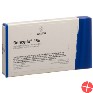 Gencydo Injektionslösung 1% 8 Ampullen 1ml