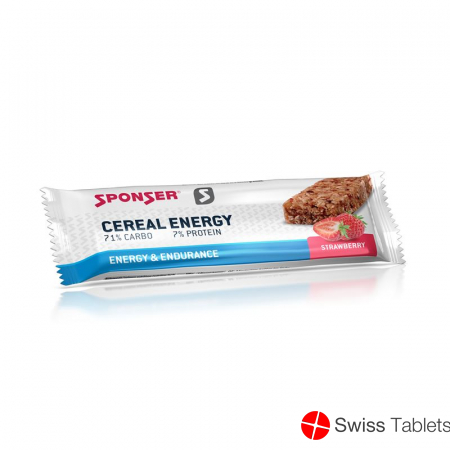 Sponser Cereal Energy Bar Strawberry 40g buy online