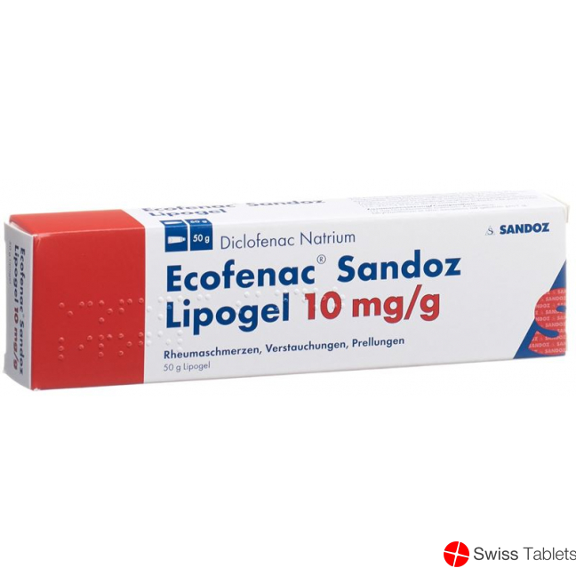 Ecofenac Sandoz Lipogel 1% 50g buy online