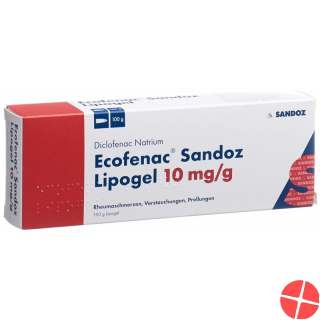 Ecofenac Sandoz Lipogel 1% 100g