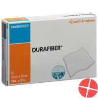 Durafiber Wundauflage 5x5cm Steril 10 Stück