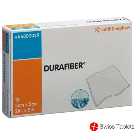 Durafiber Wundauflage 5x5cm Steril 10 Stück buy online