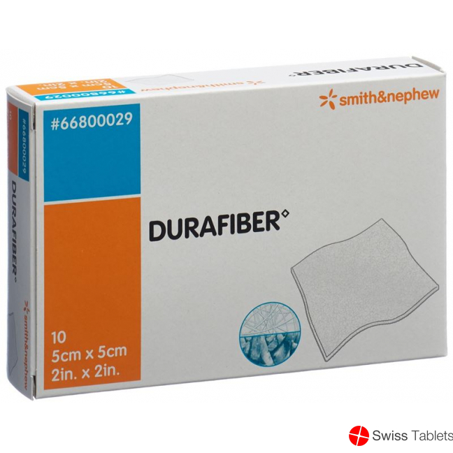 Durafiber Wundauflage 5x5cm Steril 10 Stück buy online