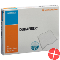 Durafiber Wundauflage 10x10cm Steril 10 Stück