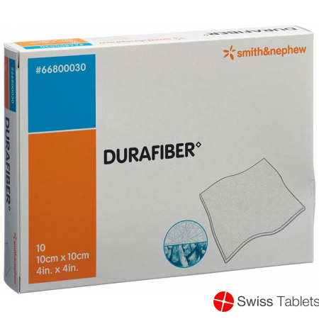 Durafiber Wundauflage 10x10cm Steril 10 Stück buy online