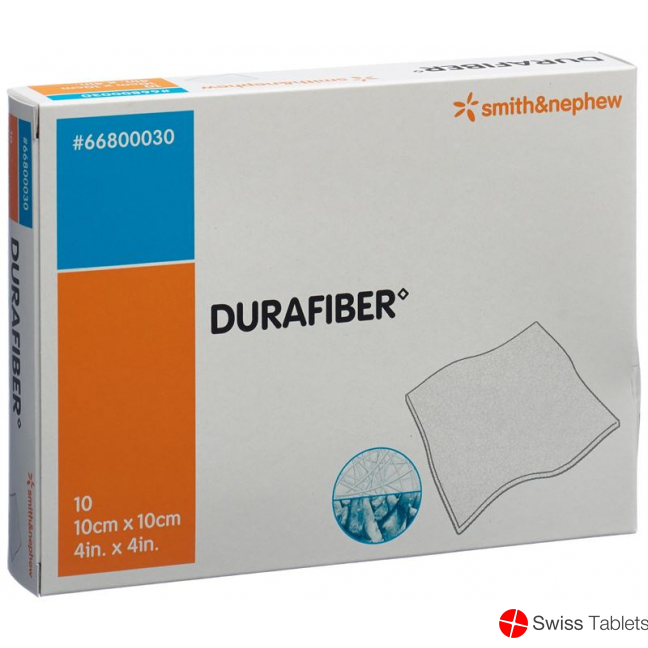 Durafiber Wundauflage 10x10cm Steril 10 Stück buy online