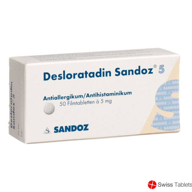 Desloratadin Sandoz Filmtabletten 5mg 50 Stück buy online