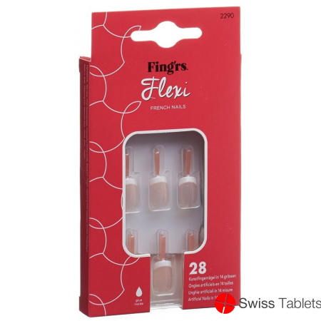 Fingers Flexi Nails Natural French buy online