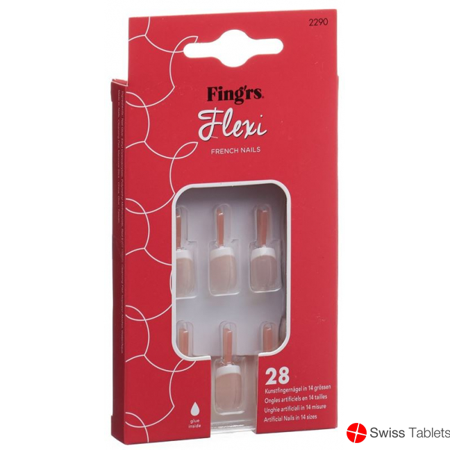 Fingers Flexi Nails Natural French buy online