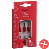 Fingers Flexi Nails Classic Red