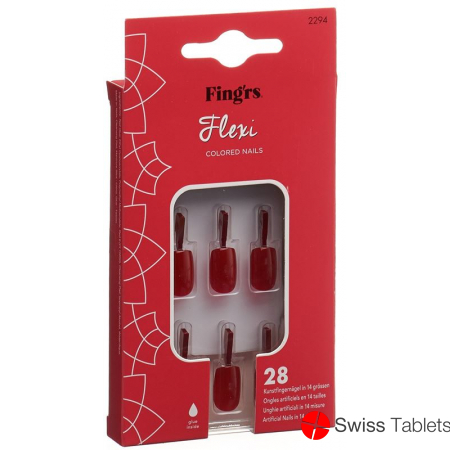 Fingers Flexi Nails Classic Red buy online