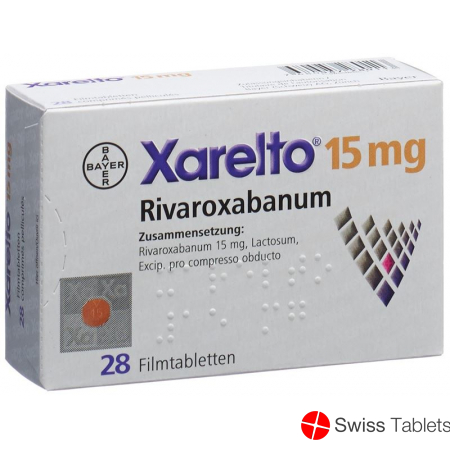 Xarelto Filmtabletten 15mg 28 Stück buy online