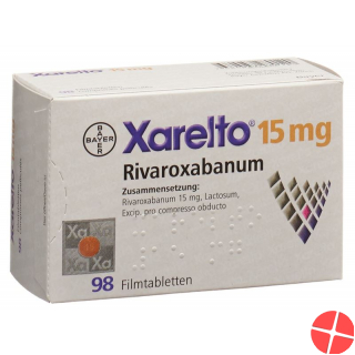 Xarelto Filmtabletten 15mg 98 Stück
