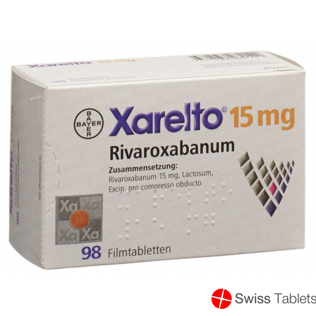 Xarelto Filmtabletten 15mg 98 Stück buy online