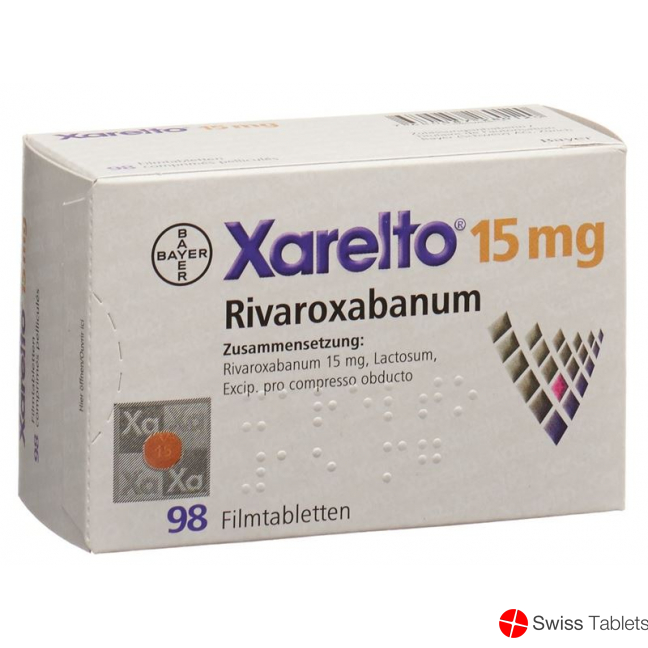 Xarelto Filmtabletten 15mg 98 Stück buy online