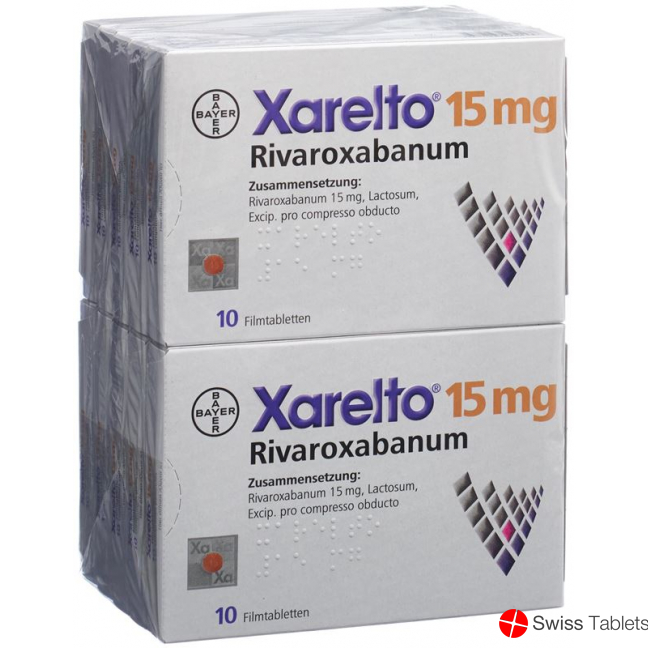 Xarelto Filmtabletten 15mg 10 X buy online