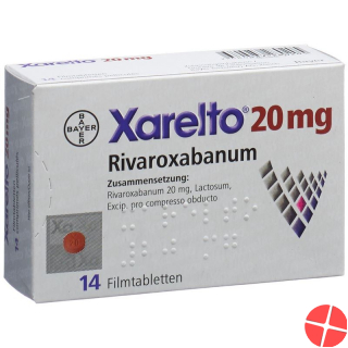 Xarelto Filmtabletten 20mg 14 Stück
