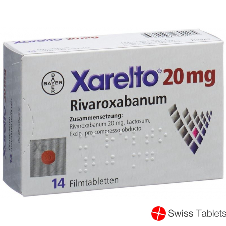 Xarelto Filmtabletten 20mg 14 Stück buy online