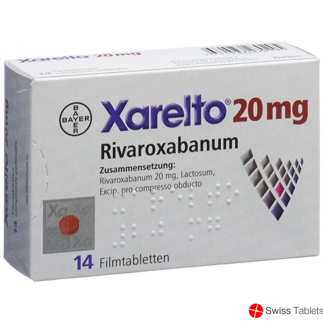 Xarelto Filmtabletten 20mg 14 Stück buy online