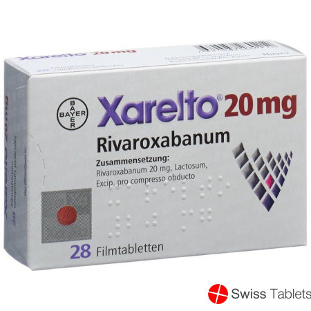 Xarelto Filmtabletten 20mg 28 Stück buy online