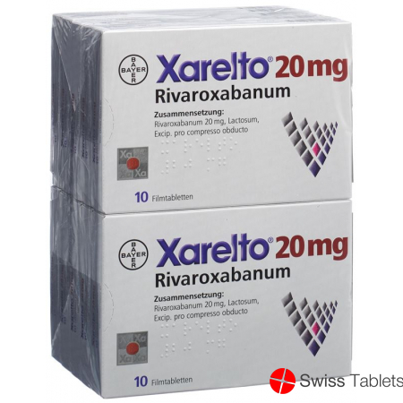 Xarelto Filmtabletten 20mg 10 X buy online