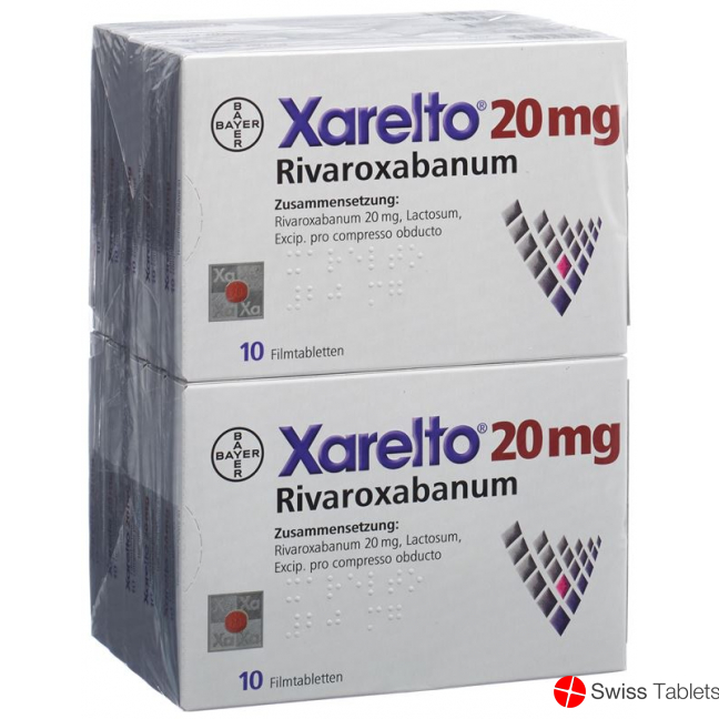 Xarelto Filmtabletten 20mg 10 X buy online