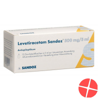 Levetiracetam Sandoz 500mg/5ml i.v. 10 Vial 5ml Levetiracetam Sandoz 500mg/5ml i.v. 10 Vial 5ml