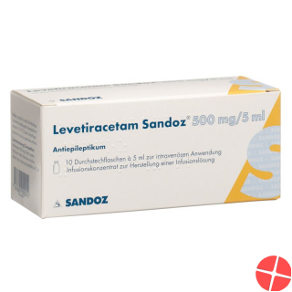 Levetiracetam Sandoz 500mg/5ml i.v. 10 Vial 5ml