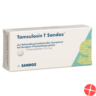 Tamsulosin T Sandoz Retard Tabletten 0.4mg 10 Stück