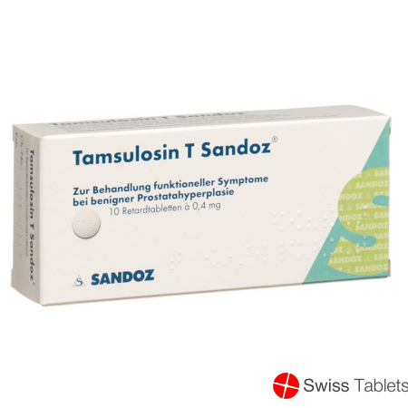 Tamsulosin T Sandoz Retard Tabletten 0.4mg 10 Stück buy online