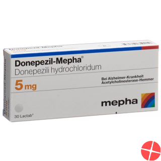 Donepezil Mepha Lactabs 5mg 30 Stück