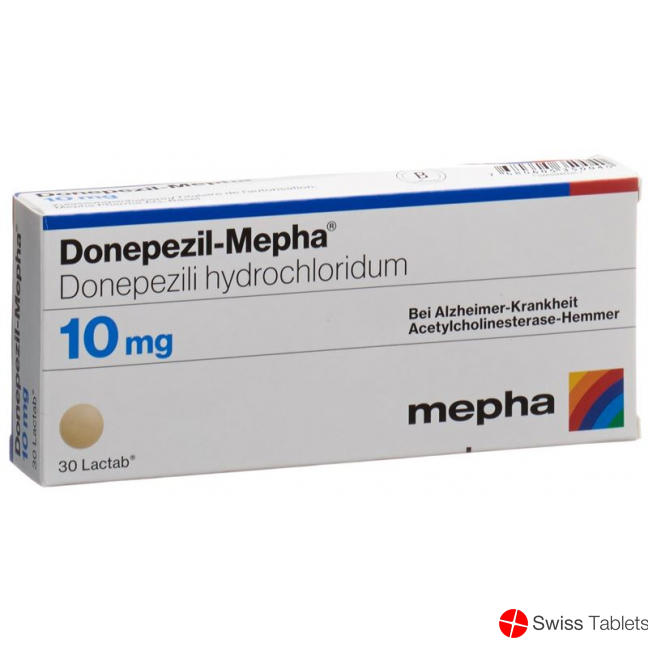 Donepezil Mepha Lactabs 10mg 30 Stück buy online