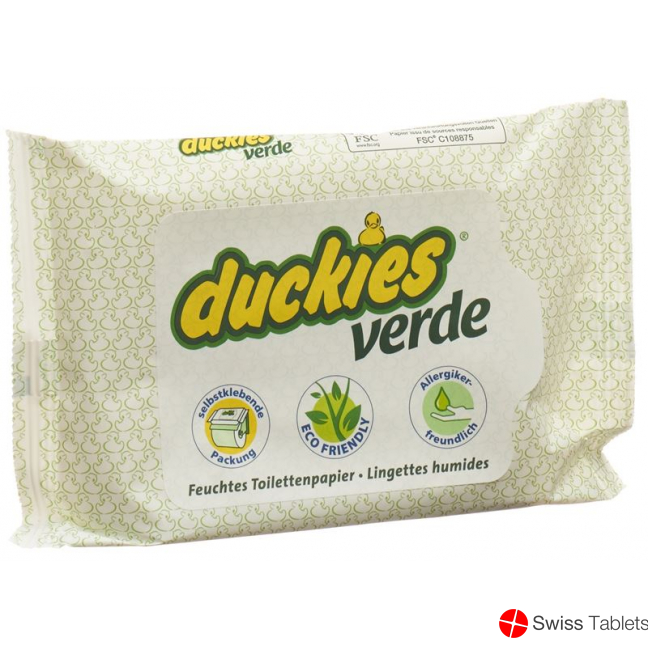 Duckies Verde Feuchtes Toilettenpapier 30 Stück buy online