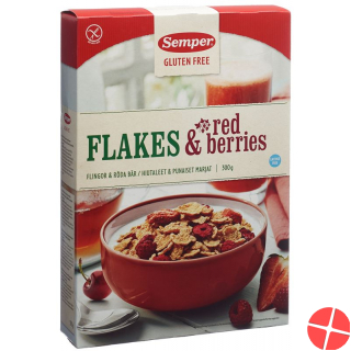 Semper Extra Flakes Rote Früchte Glutenfrei 300g